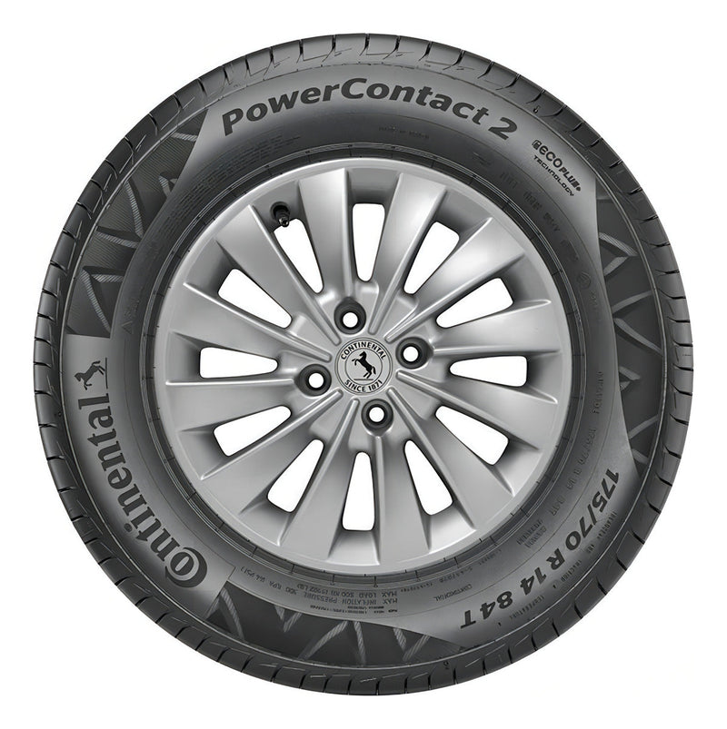 Kit 2 Pneus 185/55R16 PowerContact 2 Continental 83V Aro 16