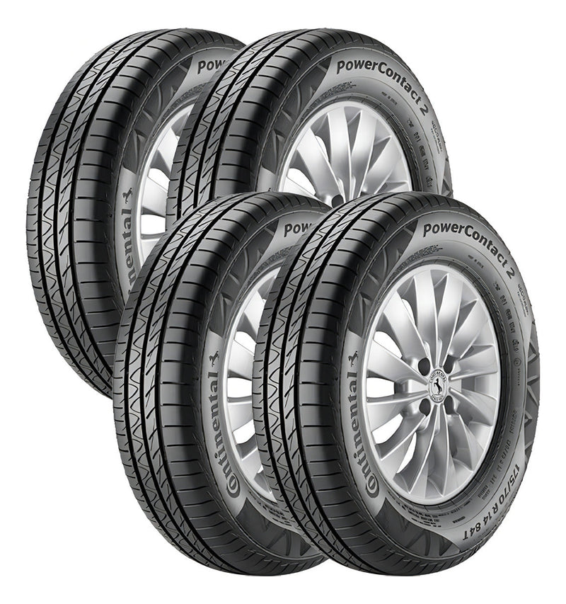 Kit 4 Pneus Continental Aro 15 Powercontact 2 195/55r15 85h