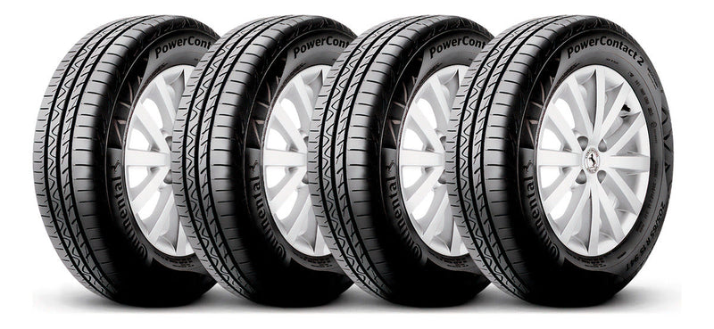 Kit 4 Pneus 195/55R15 Continental PowerContact 2 85H Aro 15