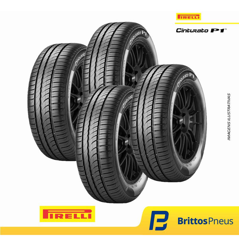 Kit 4 Pneus Pirelli Aro 16 Cinturato P1 195/60 R16