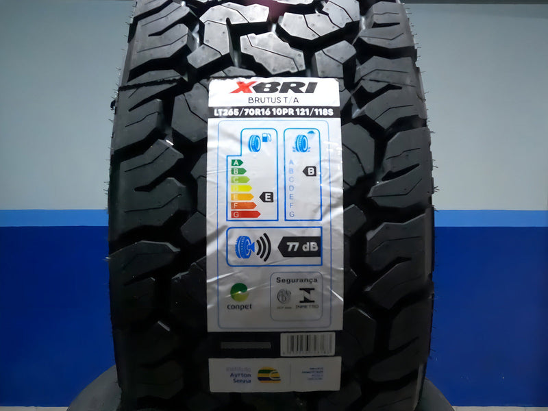 Kit de 2 pneus Xbri Brutus T/A LT 265/70R16 121/118 Q