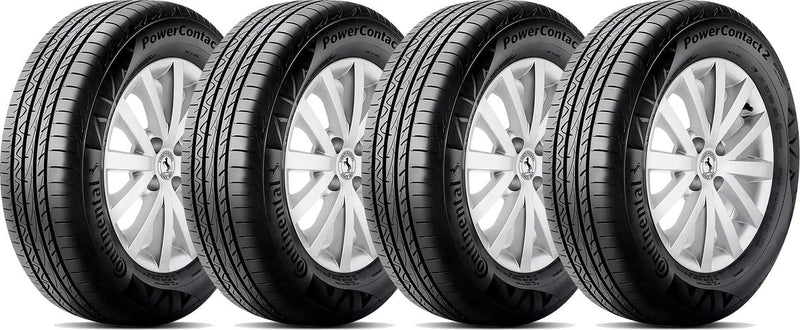 Kit 4 Pneus 195/55R16 Continental PowerContact 2 P 87 H