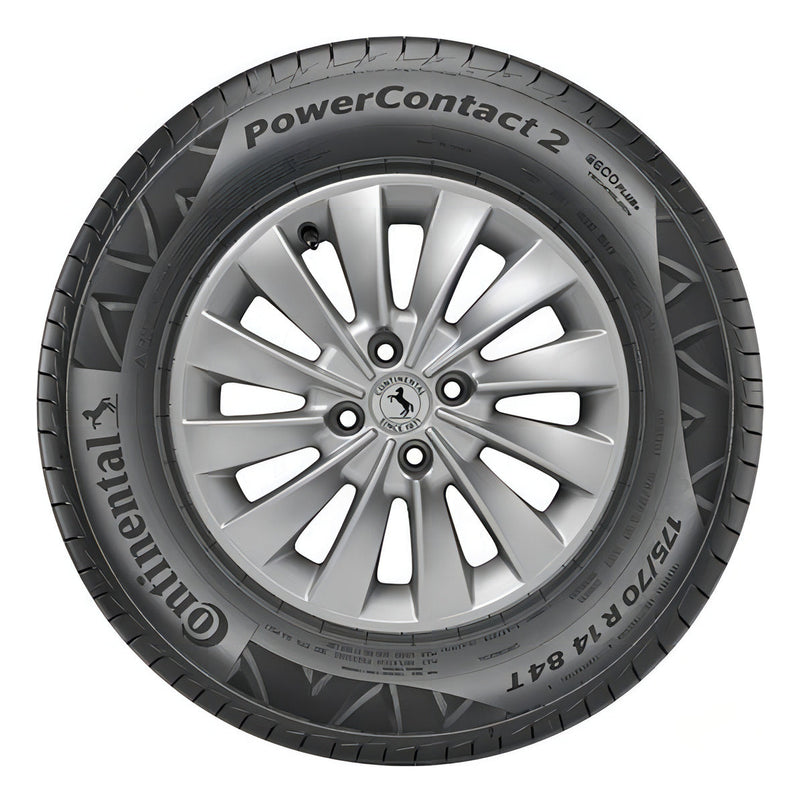 Kit 2 Pneus 175/70R14 Continental PowerContact 2 84T Aro 14