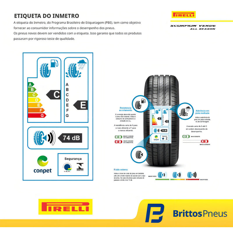 Kit de 2 pneus Pirelli Scorpion Verde All Season P 255/55R19 111 H