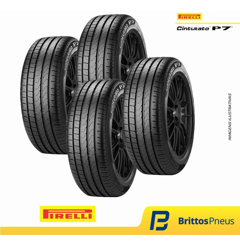 Kit 4 Pneus Pirelli Aro 18 Cinturato P7 215/45 R18 89w