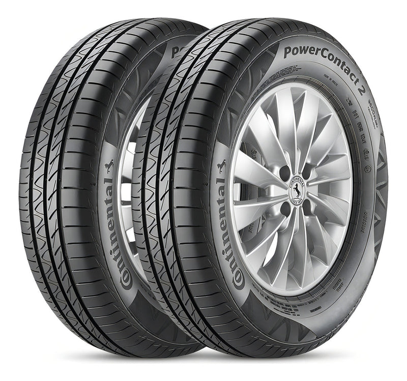 Kit 2 Pneu Continental Aro 14 185/70r14 88h Powercontact 2