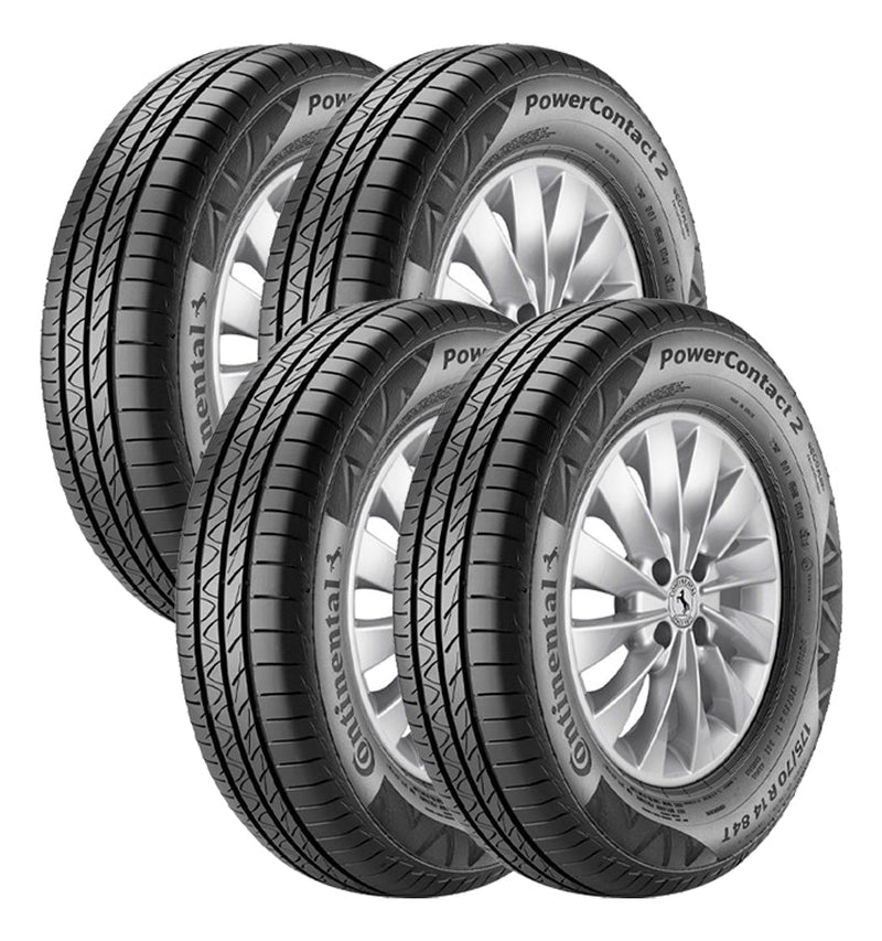 Kit 4 Pneus 195/55R15 Continental PowerContact 2 85H Aro 15